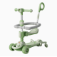 Детский самокат CITY LINE Baby Care 388 4в1, с родительской ручкой, сиденьем, LED-подсветкой и корзинкой