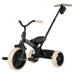 Детский трехколесный велосипед Tri-Cycle Elit Pro Black с родительской ручкой, EVA колесами, стальной рамой, педалями, комфортным сиденьем, для мальчиков и девочек 2–6 лет, нагрузка до 25 кг Детский трехколесный велосипед Tri-Cycle Elit Pro Black с родительской ручкой, EVA колесами, стальной рамой, педалями, комфортным сиденьем, для мальчиков и девочек 2–6 лет, нагрузка до 25 кг