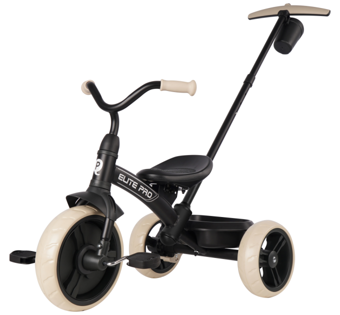 Детский трехколесный велосипед Tri-Cycle Elit Pro Black с родительской ручкой, EVA колесами, стальной рамой, педалями, комфортным сиденьем, для мальчиков и девочек 2–6 лет, нагрузка до 25 кг Детский трехколесный велосипед Tri-Cycle Elit Pro Black с родительской ручкой, EVA колесами, стальной рамой, педалями, комфортным сиденьем, для мальчиков и девочек 2–6 лет, нагрузка до 25 кг