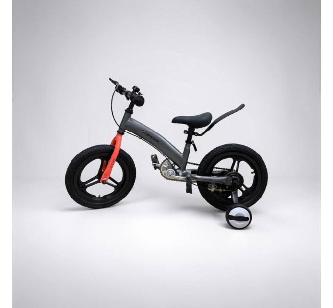 Детский велосипед SWITCH BIKE 16 дюймов для детей 5–7 лет – двухколесный велосипед со съемными дополнительными колесами, крепкой рамой, подножкой, комфортным сиденьем для мальчиков и девочек, для обучения и ежедневных прогулок (черный, зеленый)