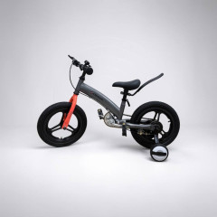 Детский двухколесный велосипед SWITCH BIKE 14" для детей 3–5 лет с дополнительными съемными колесами, фонарем, стальной рамой, подножкой и комфортным сиденьем, велосипед для мальчиков и девочек (черный, зеленый) Детский двухколесный велосипед SWITCH BIKE 14" для детей 3–5 лет с дополнительными съемными колесами, фонарем, стальной рамой, подножкой и комфортным сиденьем, велосипед для мальчиков и девочек (черный, зеленый)