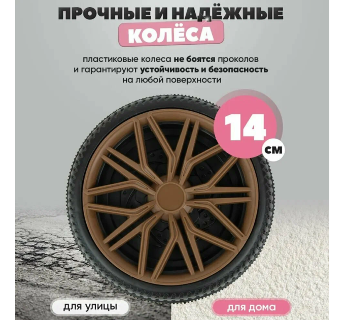 Детская машина каталка толокар LB-616 Lamborghini синяя с отцовской ручкой, музыкальным рулем и подсветкой фар, корпус из прочного пластика, резиновые колеса, защитные бортики, подножки, багажник под сиденьем, до 25 кг
