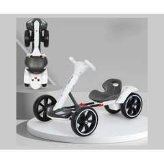 Детский электромобиль GO KART F1 на 4 колесах, электрокарт для детей с пультом ДК, аккумулятором 2х6V 4Ah, двигателем 390 Вт, EVA колесами, музыкой и Bluetooth (белый, желтый, красный) Детский электромобиль GO KART F1 на 4 колесах, электрокарт для детей с пультом ДК, аккумулятором 2х6V 4Ah, двигателем 390 Вт, EVA колесами, музыкой и Bluetooth (белый, желтый, красный)