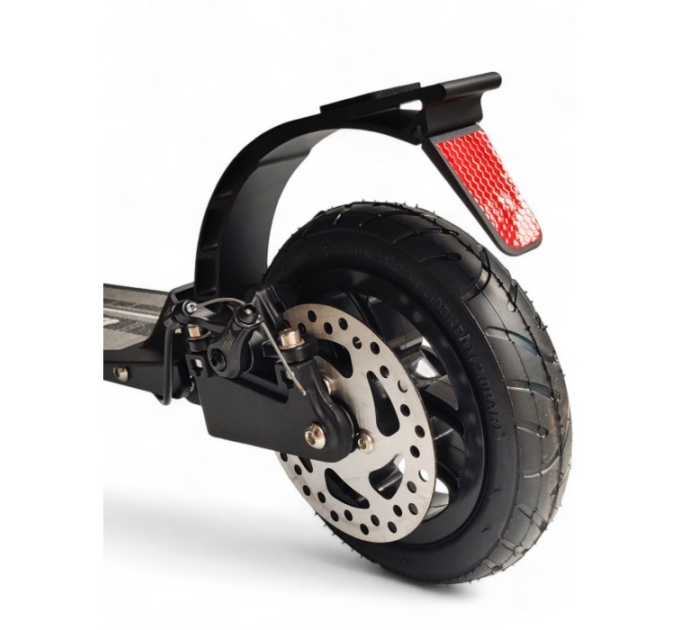 Самокат двухколесный складной Hammer Big Wheel 18A до 120 кг от 5 лет резиновые надувные колеса,дисковые тормоза
