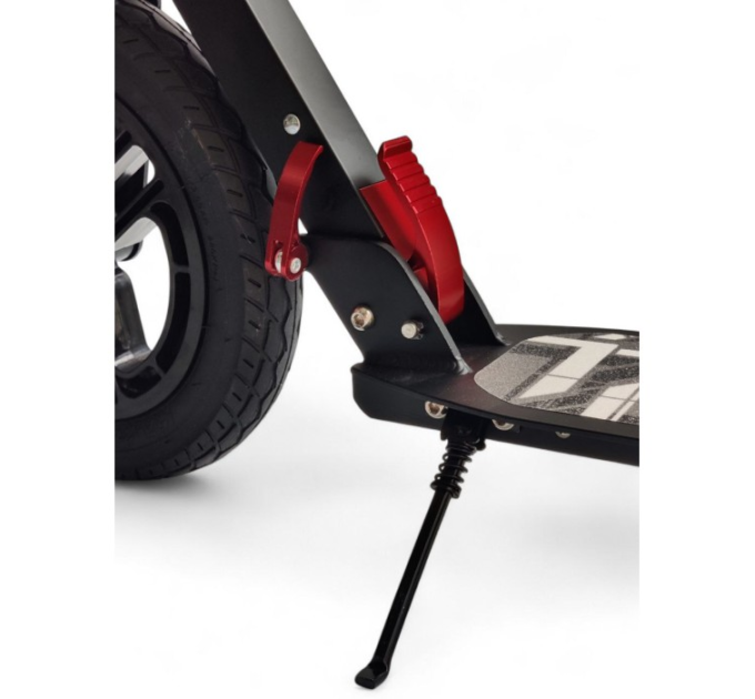 Самокат двухколесный складной Hammer Big Wheel 18A до 120 кг от 5 лет резиновые надувные колеса,дисковые тормоза