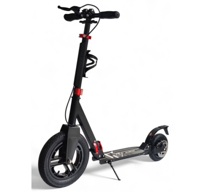 Самокат двухколесный складной Hammer Big Wheel 18A до 120 кг от 5 лет резиновые надувные колеса,дисковые тормоза Самокат двухколесный складной Hammer Big Wheel 18A до 120 кг от 5 лет резиновые надувные колеса,дисковые тормоза