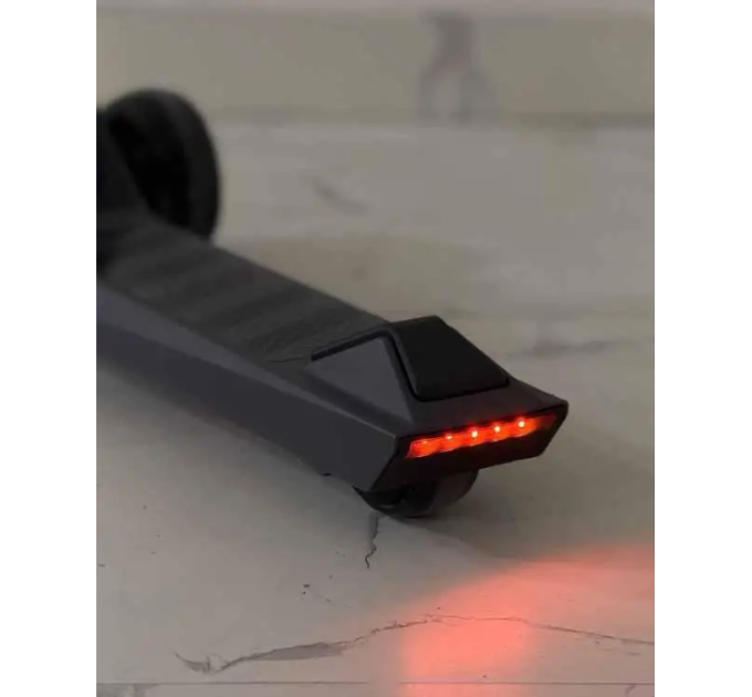 Детский трехколесный складной самокат с LED подсветкой и музыкой, регулируемый руль, ножной тормоз на заднем колесе, до 50 кг, от 3 лет (красный, розовый, серый)