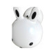 Детская каталка Rabbit 333, для детей от 1 года, музыка и световые эффекты, крепкий пластиковый корпус, резиновые колеса, нагрузка до 30 кг (белый, розовый)