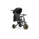 Детский трехколесный велосипед-коляска Tricycle 2 в 1 от 1 года, с родительской ручкой, козырьком, регулируемой спинкой, пятиточечными ремнями безопасности (зеленый, красный, черный)