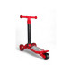Самокат детский Scooter Jingwa 116, трехколесный, от 1,5 года, погрузка до 60 кг, музыкальная платформа, с подсветкой (желтый, оранжевый, красный, фиолетовый, черный)