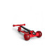 Самокат детский Scooter Jingwa 116, трехколесный, от 1,5 года, погрузка до 60 кг, музыкальная платформа, с подсветкой (желтый, оранжевый, красный, фиолетовый, черный)