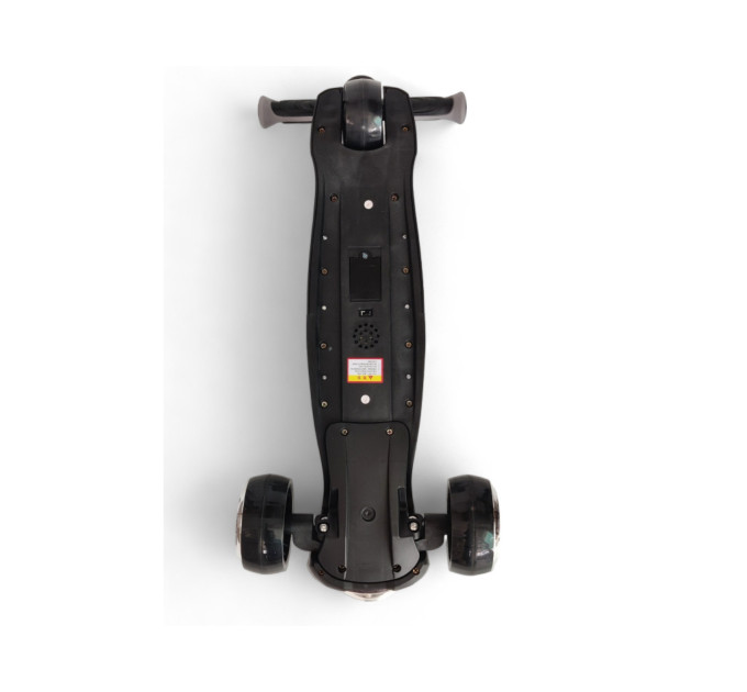 Детский самокат 2 в 1 с сиденьем Scooter Highend 828A, от 1,5 года, самокат-трансформер, музыкальная платформа с подсветкой, фары, погрузка до 90 кг (красный, серый, желтый)
