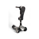 Детский самокат 2 в 1 с сиденьем Scooter Highend 828A, от 1,5 года, самокат-трансформер, музыкальная платформа с подсветкой, фары, погрузка до 90 кг (красный, серый, желтый)