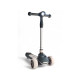 Детский самокат 3 в 1 Scooter Dream M3 с сиденьем и родительской ручкой, трехколесный самокат для детей от 1,5 года, музыкальная платформа с подсветкой, фонарик 3 режима, резиновые вставки, до 90 кг (голубой, розовый, зеленый, коричневый, черный)
