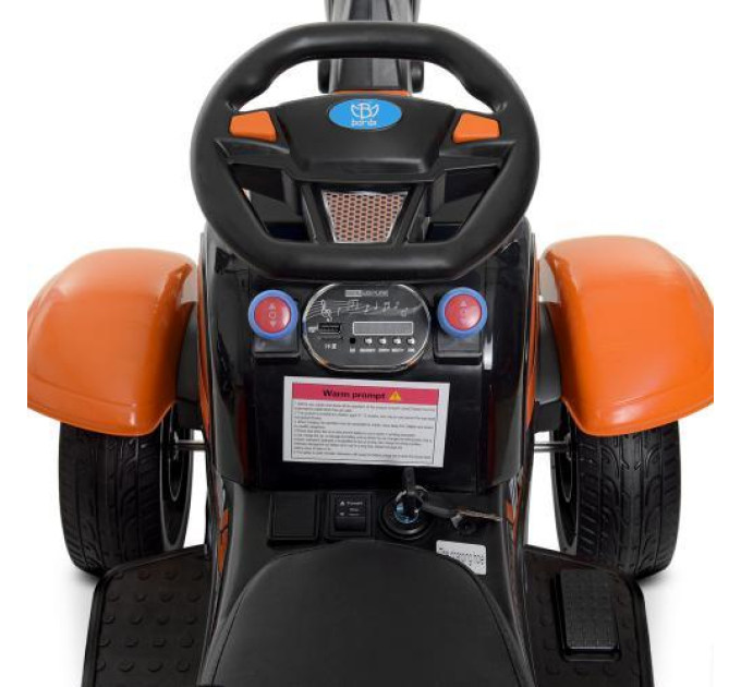 Детский электромобиль трактор Bambi M 4263EBLR-7 подвижной ковш
