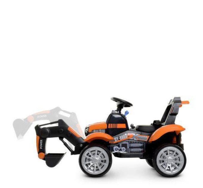 Детский электромобиль трактор Bambi M 4263EBLR-7 подвижной ковш