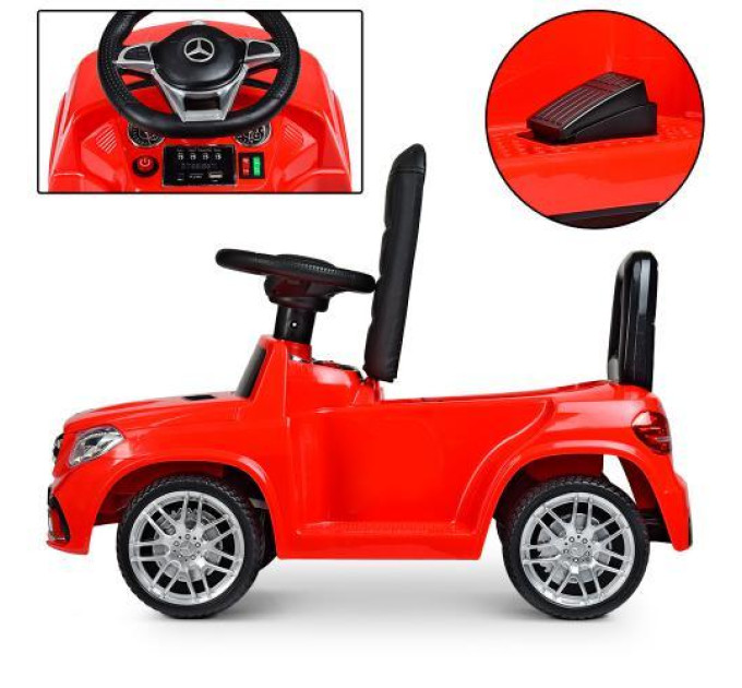 Машина электромобиль Bambi M 4065EBLR-3 2 мотора 15W Красный
