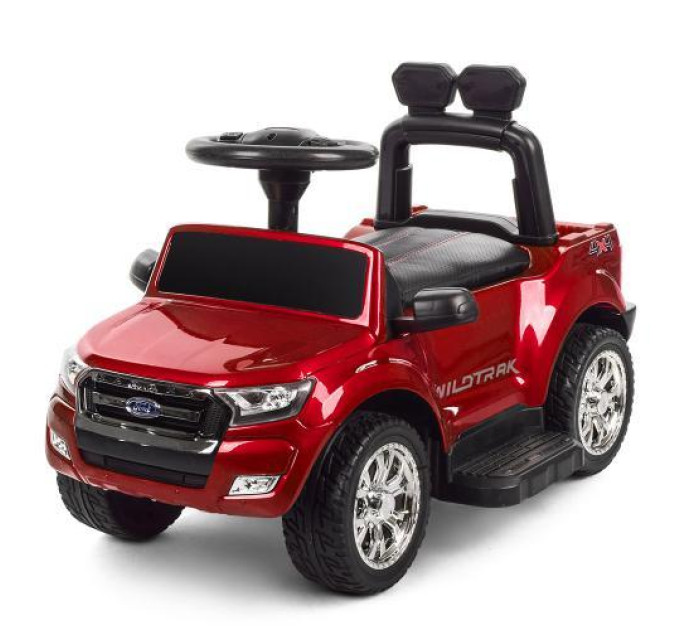 Электромобиль красный для детей Bambi M 3575ELS-4 с родительской ручкой