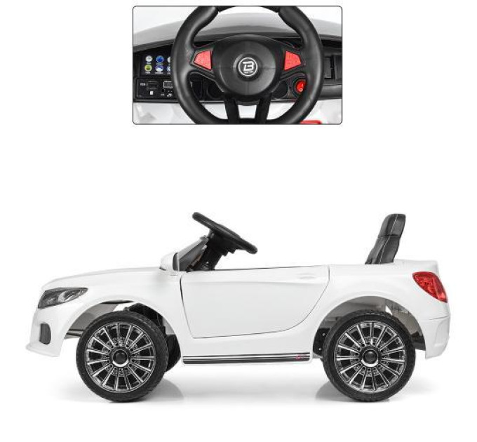 Електромобіль Mercedes Bambi M 3981EBLR-1 білий 3+