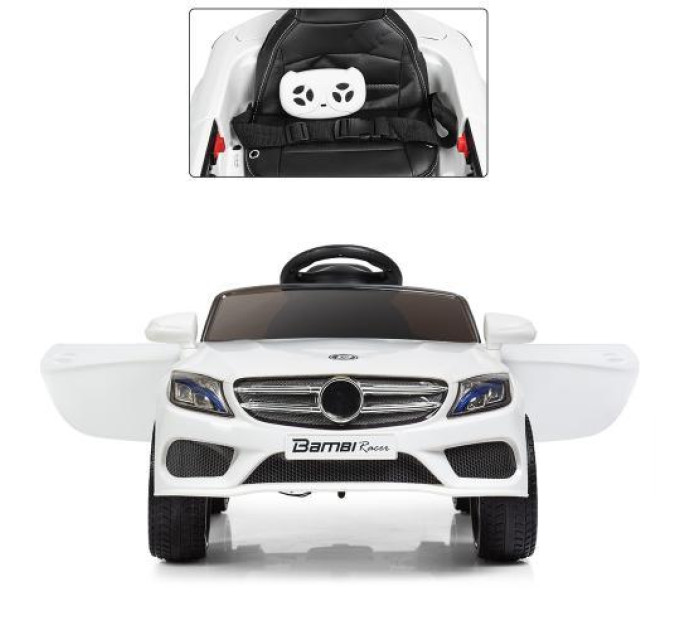 Електромобіль Mercedes Bambi M 3981EBLR-1 білий 3+
