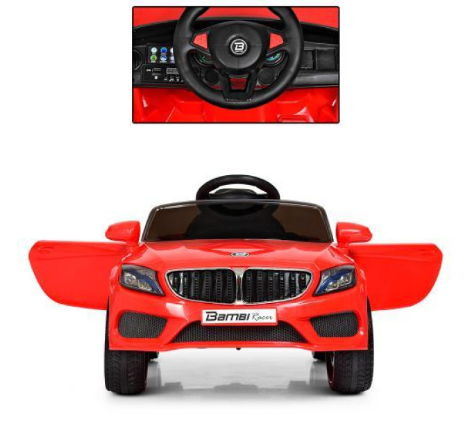 Машина електромобіль Bambi M 3987EBLR-3 червона 3-6 років
