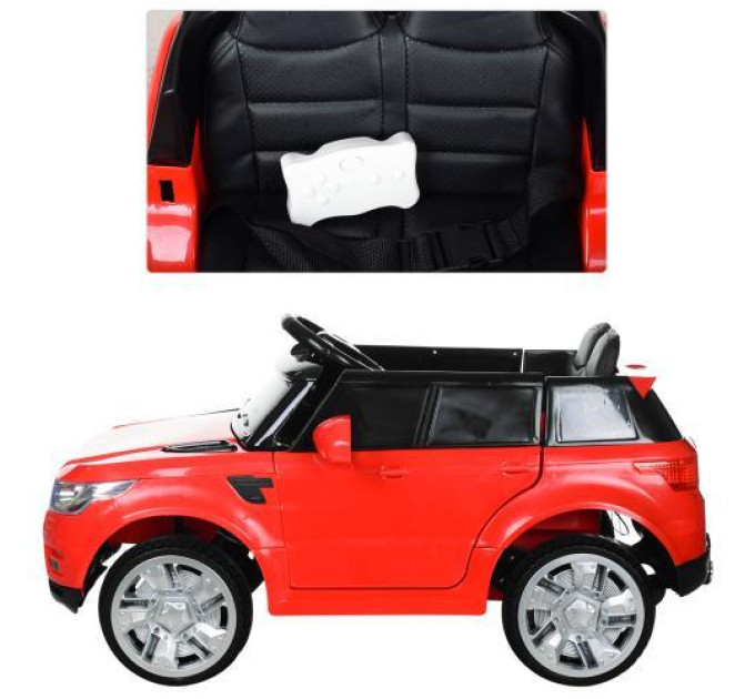 Электромобиль детский машина Bambi Land Rover M 3402EBLR-3 красная