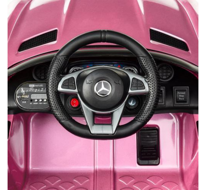 Машина Bambi Mercedes M 4105EBLRS-8 з музикою та світлом рожева