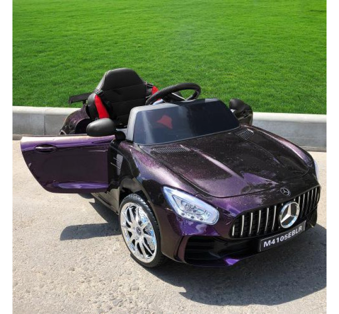 Машина Bambi Mercedes M 4105EBLRS-9 електромобіль хамелеон пурпурний
