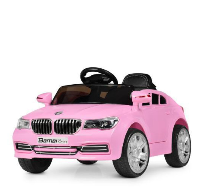 Для дітей електромобіль Bambi BMW M 3271EBLR-8 рожева машинка