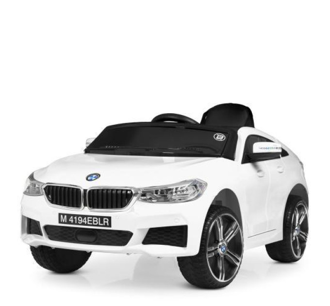 Машина электромобиль Bambi M 4194EBLR-1 на пульте белая