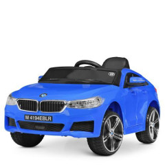 Машина дитяча Bambi M 4194EBLR-4 музика та світло синя MP3 TF USB