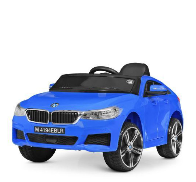Машина дитяча Bambi M 4194EBLR-4 музика та світло синя MP3 TF USB