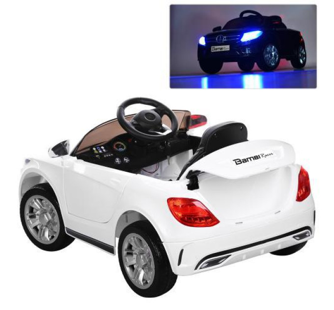 Автомобиль детский Bambi Mercedes-Benz M 2772EBLR-1 электромобиль белый
