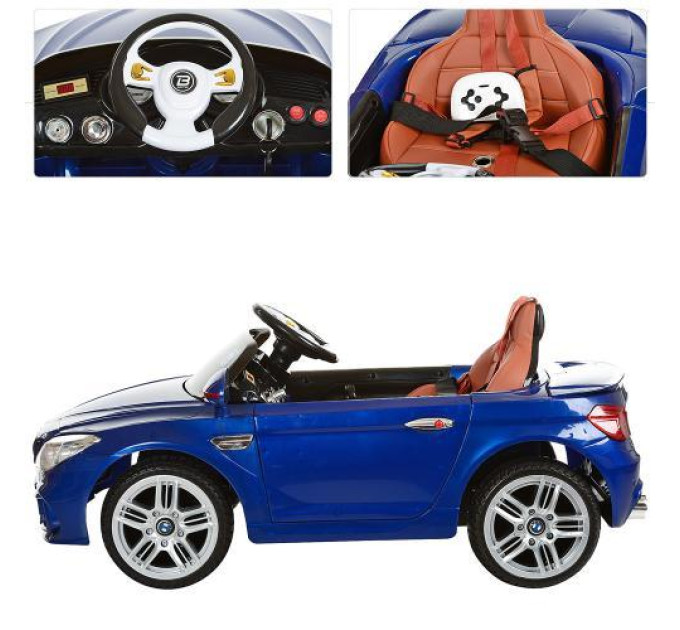 Машина дитяча Bambi M 2773 EBLR-4 відчиняються двері синій колір