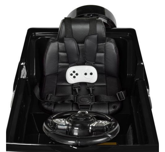 Электромобиль для детей Bambi M 2788EBLRS-2 черный кожаное сиденье МР3 USB