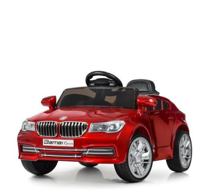 Електромобіль дитячий Bambi Червоний M 3271EBLRS-3 BMW світлові та звукові ефекти
