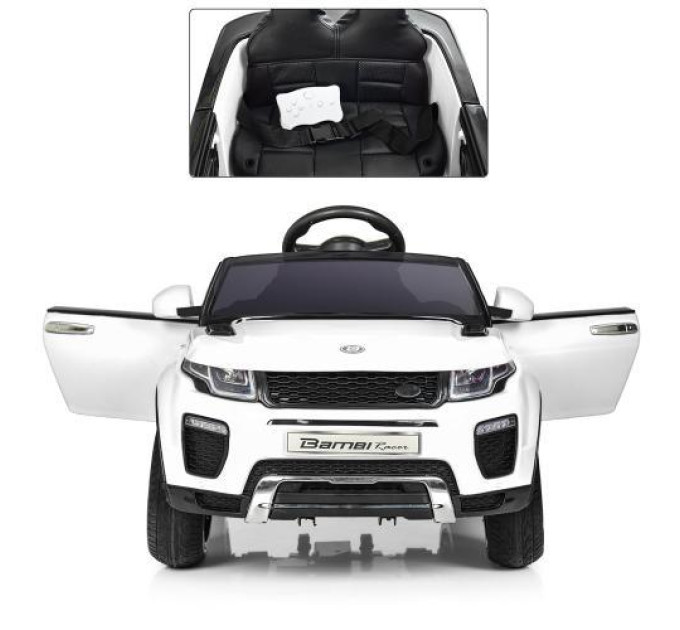 Электромобиль Bambi M 3213EBLR-1 Range Rover функциональный детский белый
