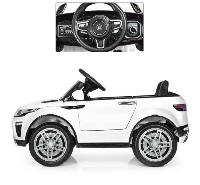 Электромобиль Bambi M 3213EBLR-1 Range Rover функциональный детский белый