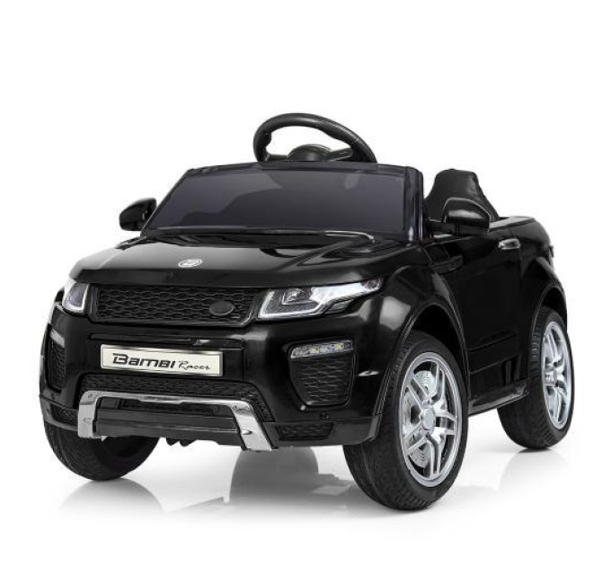 Дитячий електромобіль Range Rover Bambi M 3213EBLR-2 чорна дитяча машина