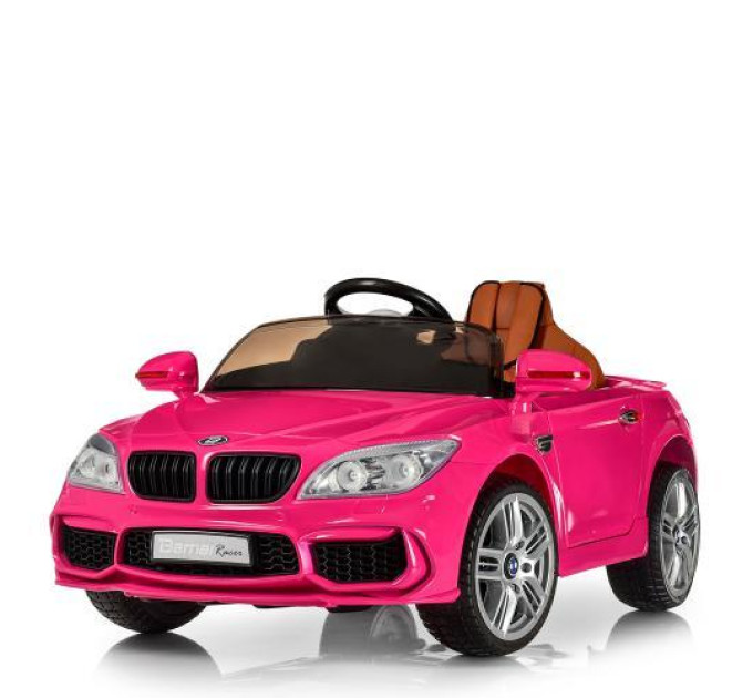 Дитячий електромобіль BMW з пультом Bambi M 2773EBLRS-8 рожевий