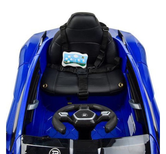 Дитячий крутий електромобіль Bambi Ferrari M 4115EBLR-4 синій