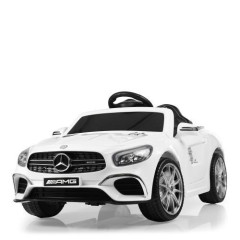 Дитячий електромобіль M 4147EBLR-1 Mercedes Bambi білий рульове та дистанційне керування
