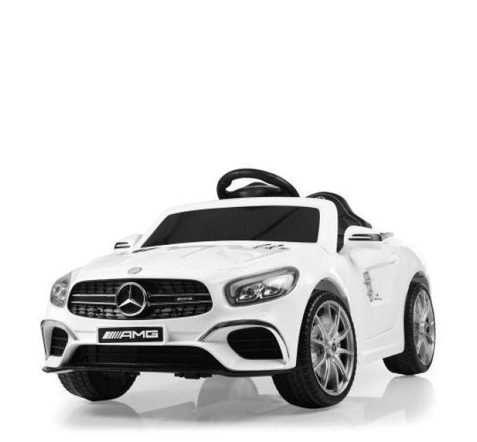 Дитячий електромобіль M 4147EBLR-1 Mercedes Bambi білий рульове та дистанційне керування