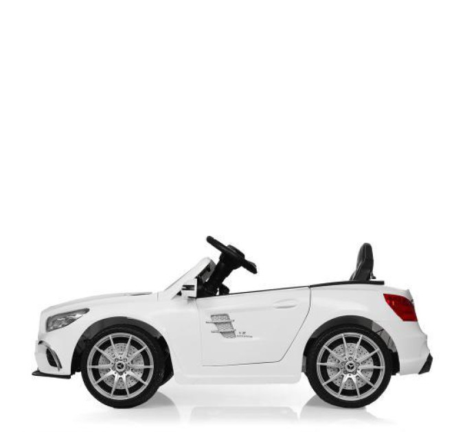 Дитячий електромобіль M 4147EBLR-1 Mercedes Bambi білий рульове та дистанційне керування