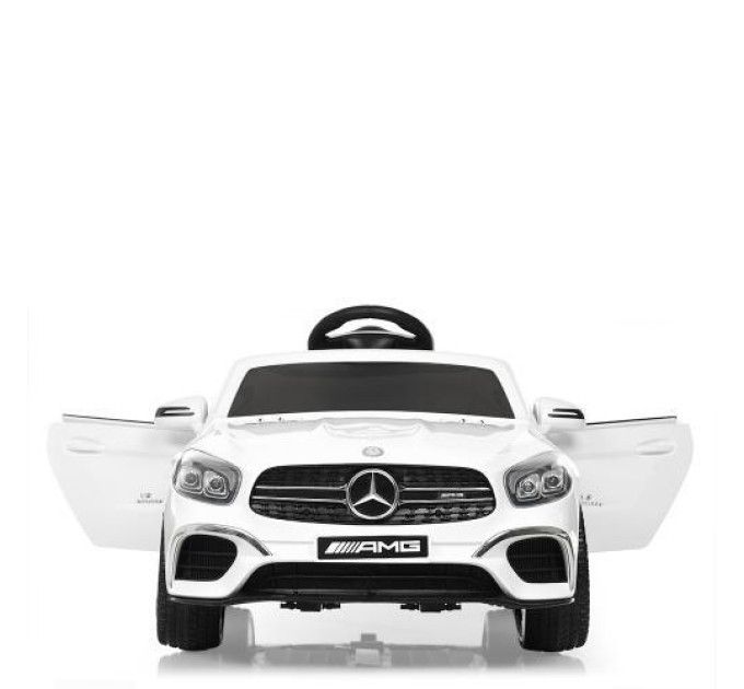 Дитячий електромобіль M 4147EBLR-1 Mercedes Bambi білий рульове та дистанційне керування