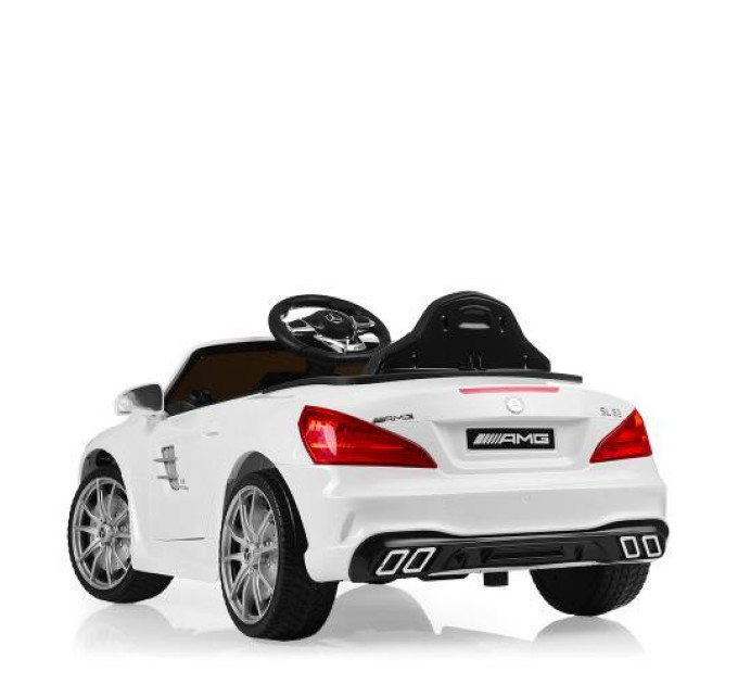 Дитячий електромобіль M 4147EBLR-1 Mercedes Bambi білий рульове та дистанційне керування