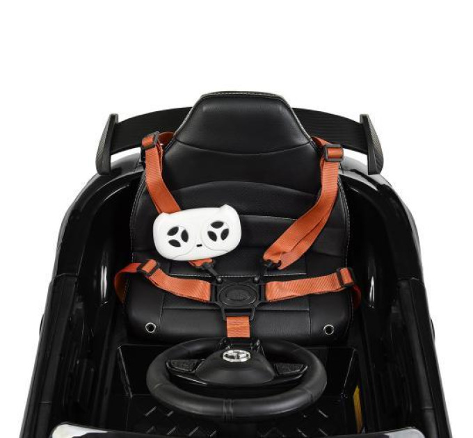 Электромобиль Bambi Mercedes M 4181EBLRS-2 черная машина MP3 TF USB колеса EVA кожаное сиденье