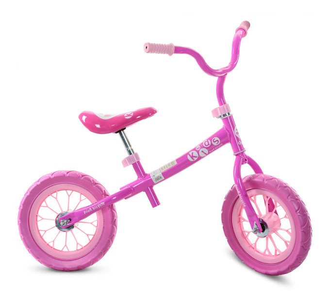 Беговел детский для девочки Profi Kids M 3255-1 велокат розовый