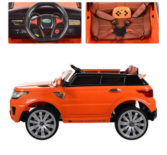 Электромобиль Bambi Land Rover Children Оранжевый M 2775 EBLR-7