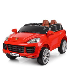 Червона дитяча машина Porsche Bambi M 3557 EBLR-3